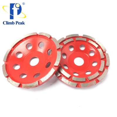 Segmented 4inch 5inch diamond concrete grinding cup wheel