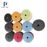 4inch 100mm diamond wet concrete grinding polishing pads